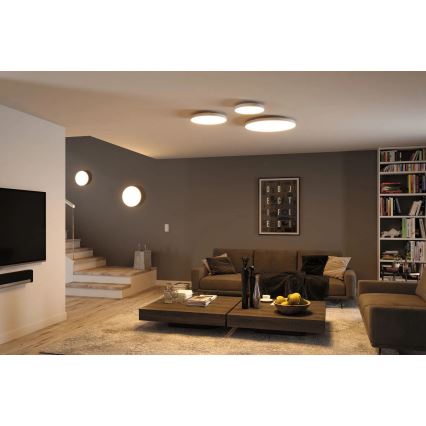 Paulmann 79894 - LED/38W Plafonnier VELORA 230V 3000/4000/6500K Ø 60 cm blanc