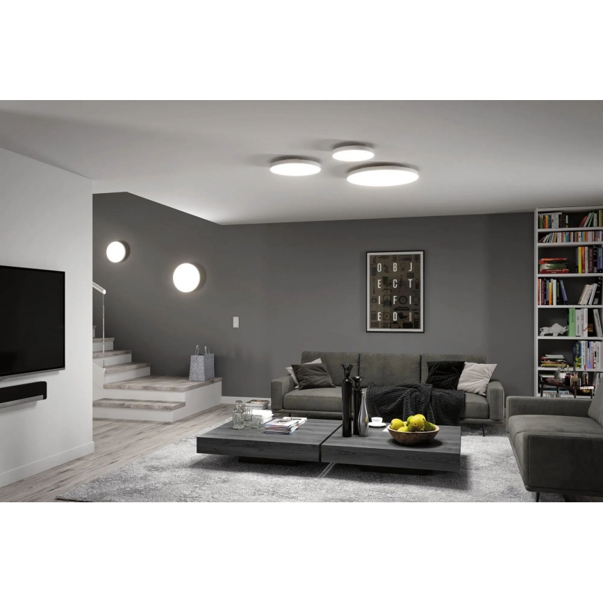Paulmann 79894 - LED/38W Plafonnier VELORA 230V 3000/4000/6500K Ø 60 cm blanc