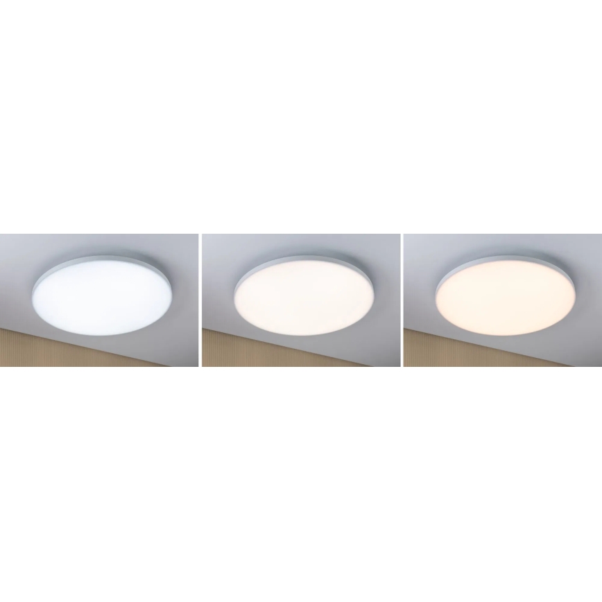 Paulmann 79894 - LED/38W Plafonnier VELORA 230V 3000/4000/6500K Ø 60 cm blanc
