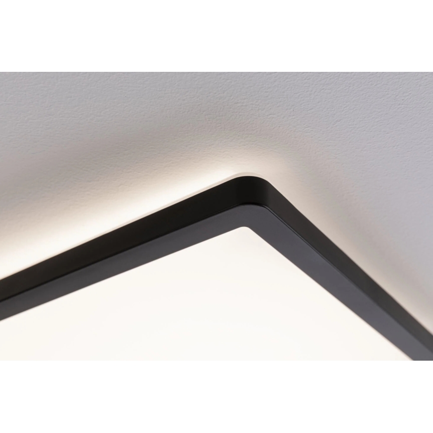 Paulmann 79920 - Panneau LED dimmable 11,2W ATRIA 230V 3000K 19x19 cm noir