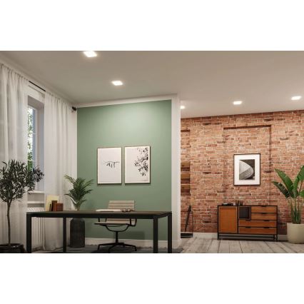 Paulmann 79948 - Luminaire encastré LED VARIFIT 12 W pour salle de bains, IP44, dimmable, 230 V