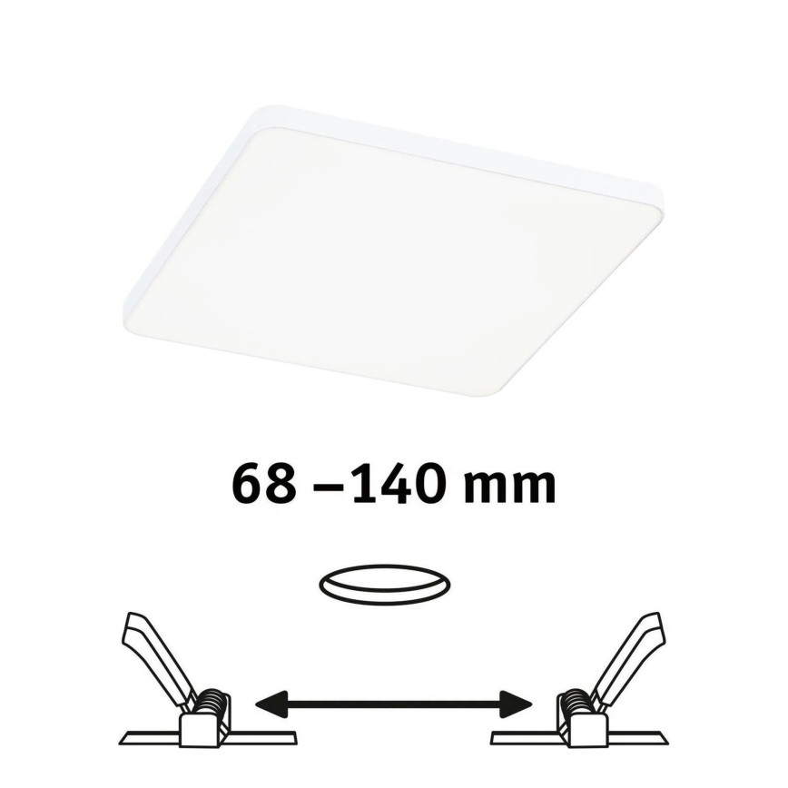 Paulmann 79954 - Spot encastrable VARIFIT pour salle de bains LED/12W IP44 dimmable 230V