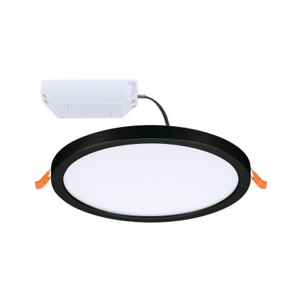 Paulmann 79965 - LED/13W IP44 dimmable plafonnier encastré pour salle de bains AREO 230V Ø 17,5 cm noir