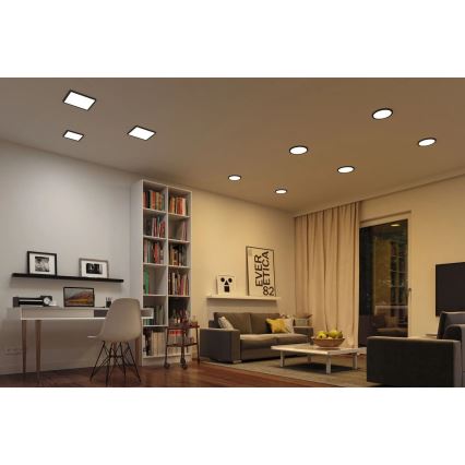 Paulmann 79966 - Plafonnier encastré LED 13W IP44 dimmable pour salle de bains VARIFIT AREO 230V 3000-6500K