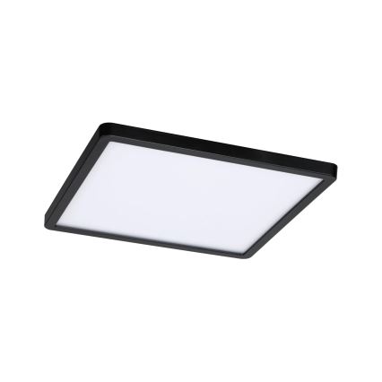 Paulmann 79967 - LED/16W IP44 Plafonnier encastré dimmable pour salle de bains AREO 230V 23x23 cm noir