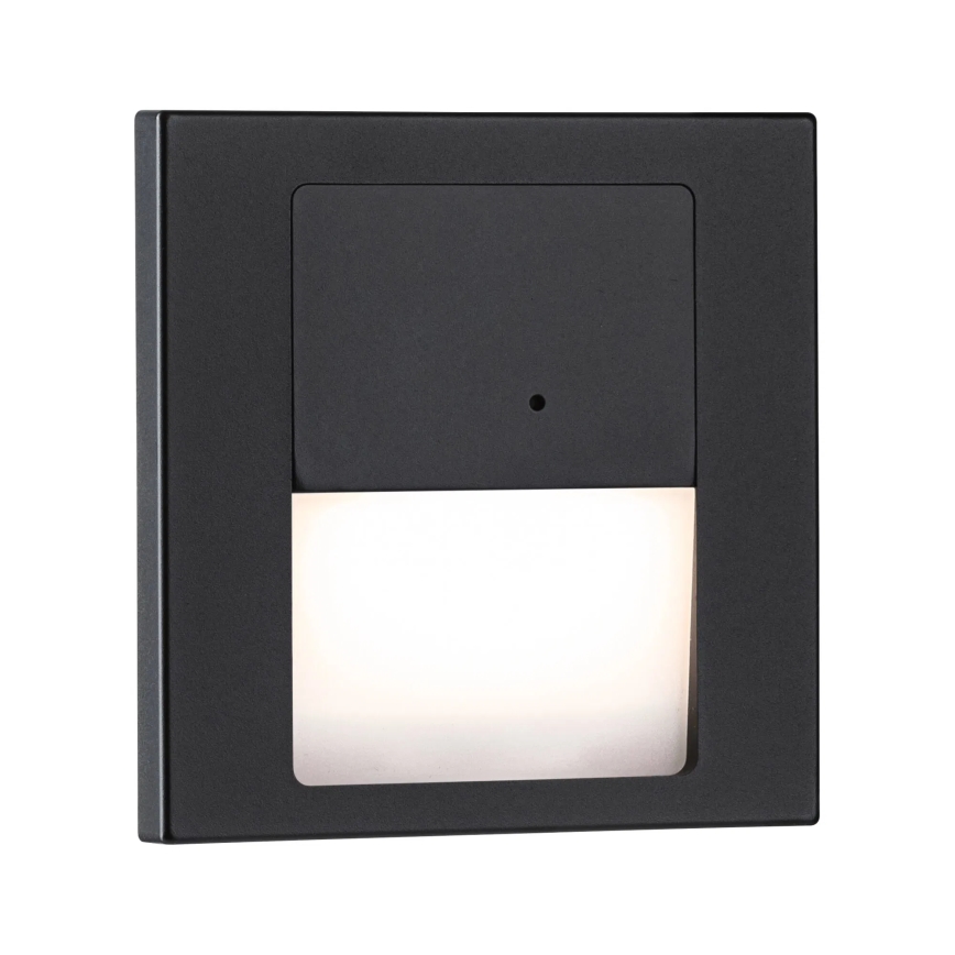 Paulmann 80004 - Spot d'escalier avec détecteur LED/1W TSARO 230V Lead/noir