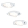 Paulmann 92091 - SET 3x Spot LED encastrable 3xLED/4,2W/230V