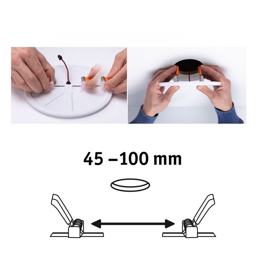 Paulmann 92391 - LED/8,5W IP44 Spot encastrable salle de bain VARIFIT 230V