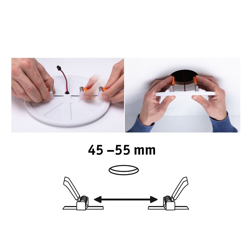 Paulmann 92393 - LED/4,5W IP44 Spot encastrable salle de bain VARIFIT 230V