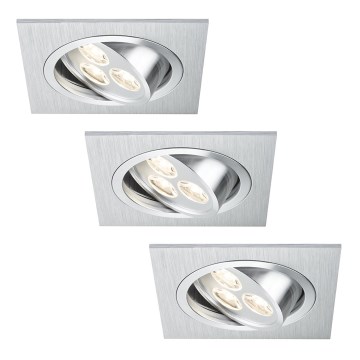 Paulmann 92532 - SET 3x Spot LED encastrable PREMIUM LINE 3xLED/3W/230V
