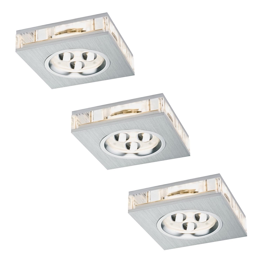 Paulmann 92539 - PACK 3x Luminaire LED encastrable PREMIUM LINE 3xLED/3W/230V