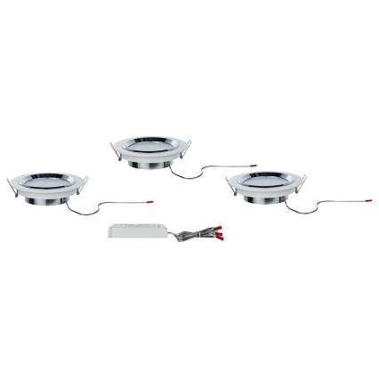 Paulmann 92693 - PACK 3xLED/8W Spot dimmable encastrable PREMIUM LINE 230/