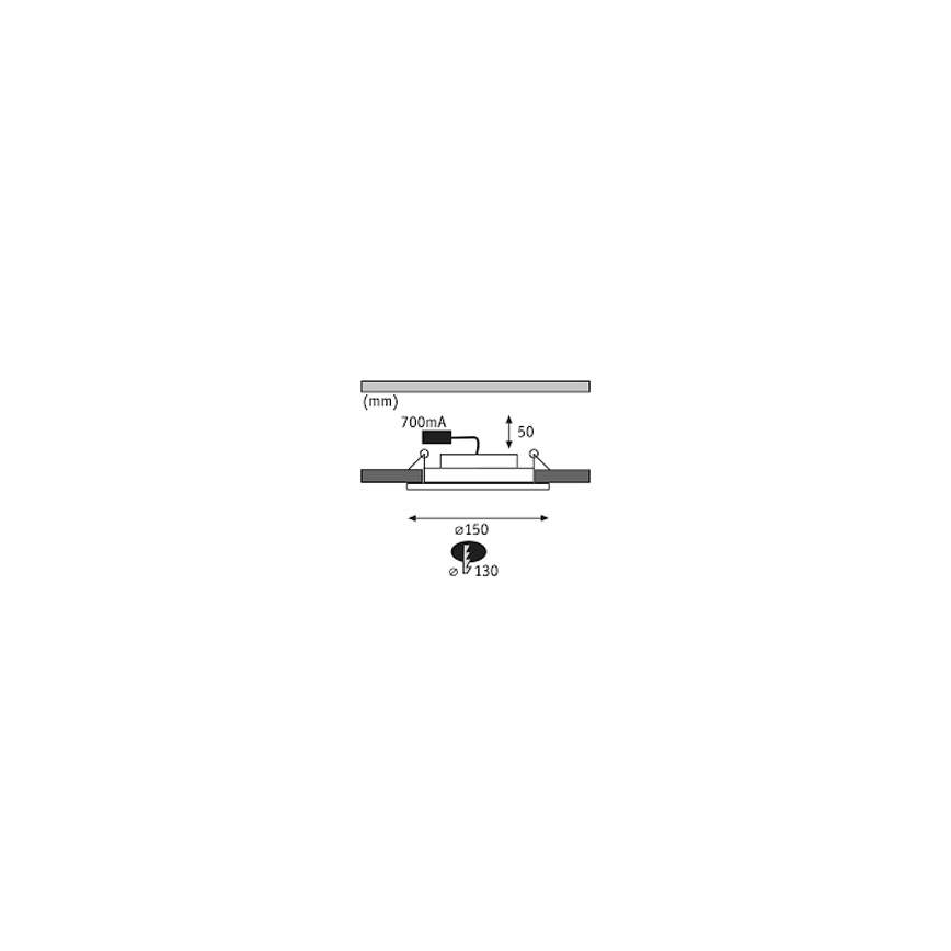 Paulmann 92693 - PACK 3xLED/8W Spot dimmable encastrable PREMIUM LINE 230/