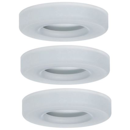 Paulmann 92704 - LOT 3xLED/5,5W Plafonnier encastrable BAGEL 230V