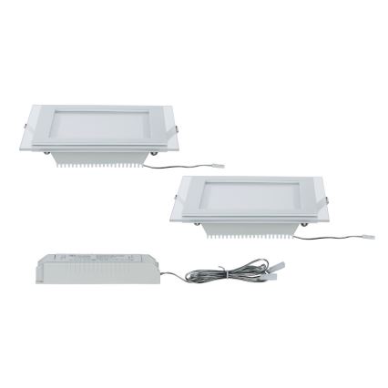Paulmann 92706 - SET 2x Spot LED encastrable DECODICE 2xLED/7,5W/230V