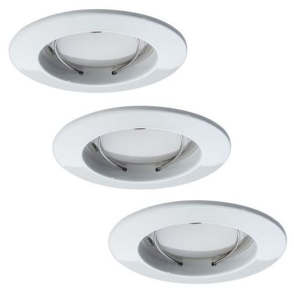 Paulmann  92721 - PACK 3xLED/6,8W IP44 spot encastrable salle de bain COIN 230V