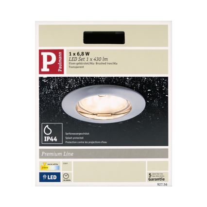 Paulmann 92756 - Spot encastrable LED salle de bain COIN 1xLED/6,8W/230V IP44