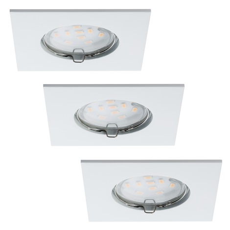 Paulmann 92760 - SET 3x Spot encastrable LED salle de bain COIN LED/6,8W IP44