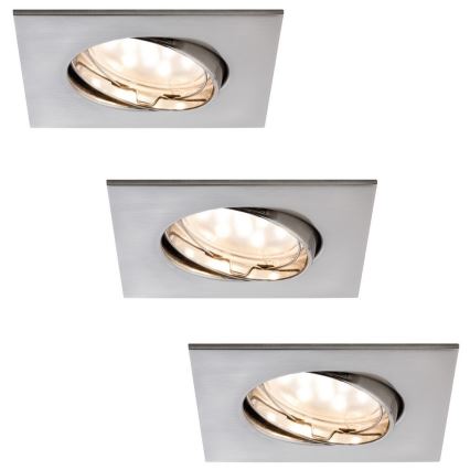 Paulmann 92773 - PACK 3x Spot encastrable LED salle de bain COIN 3xLED/6,8W/230V