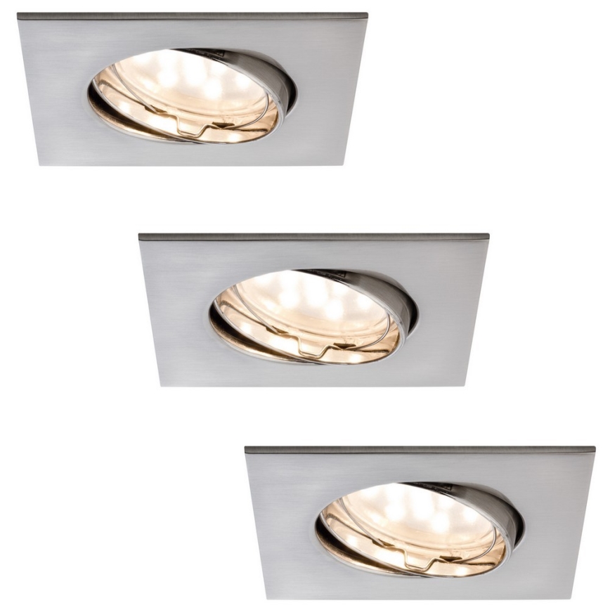 Paulmann 92773 - PACK 3x Spot encastrable LED salle de bain COIN 3xLED/6,8W/230V