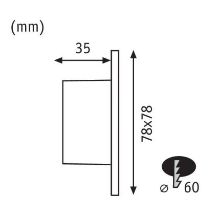 Paulmann 92922 - LED/1,7W Luminaire d