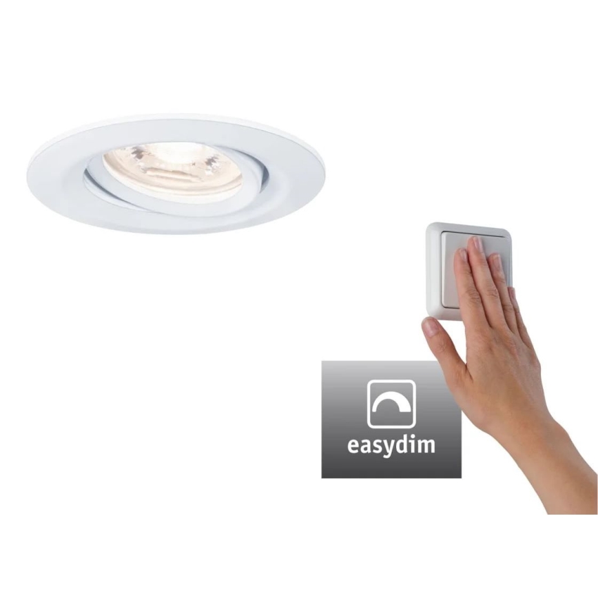 Paulmann 92970 - LED/4,2W IP23 Spot encastrable salle de bain à intensité variable COIN 230V