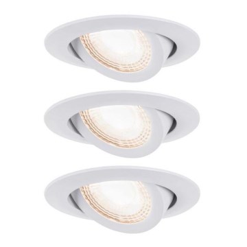 Paulmann 92985 - SET 3xLED/4,8W Luminaire encastrable à intensité variable 230V