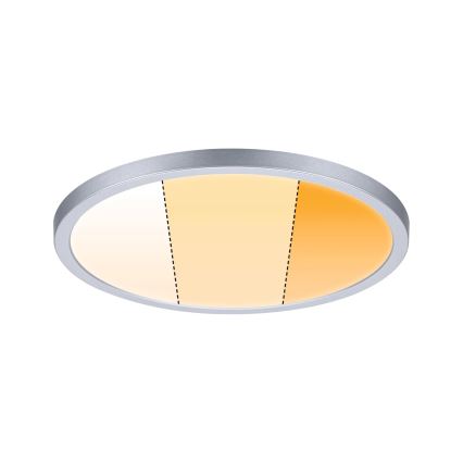 Paulmann 92992 - LED/16W IP44 Plafonnier encastré pour salle de bains AREO 230 V 2000/3000/4000 K Ø 23 cm chrome mat