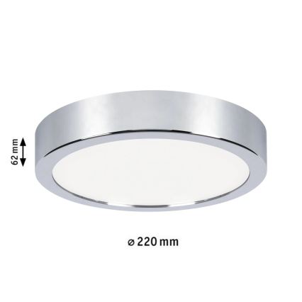 Paulmann 93018 - LED/13W IP44 Plafonnier dimmable pour salle de bains AVIAR 230V