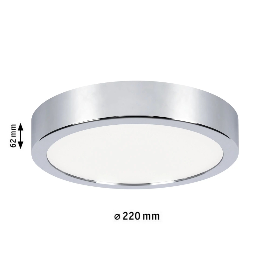 Paulmann 93018 - LED/13W IP44 Plafonnier dimmable pour salle de bains AVIAR 230V