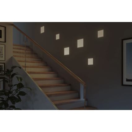 Paulmann 93059 - LED/13W IP44 Plafonnier encastré dimmable pour salle de bains AREO 230V 17,5x17,5 cm blanc