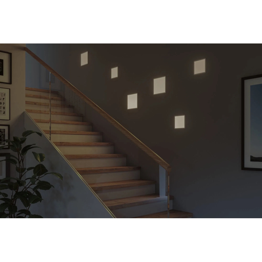 Paulmann 93059 - LED/13W IP44 Plafonnier encastré dimmable pour salle de bains AREO 230V 17,5x17,5 cm blanc