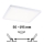 Paulmann 93060 - LED/16W IP44 Plafonnier encastré dimmable pour salle de bains AREO 230V 23x23 cm blanc