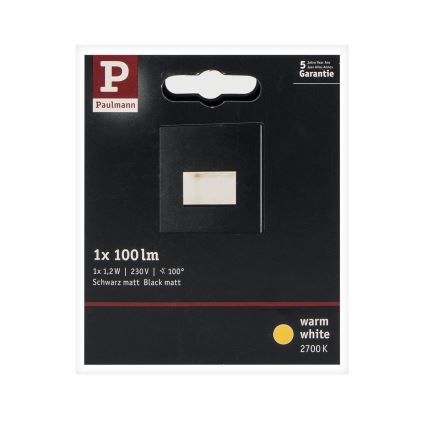 Paulmann 93094 - LED/1,2W Spot d'escalier EDGE 230V