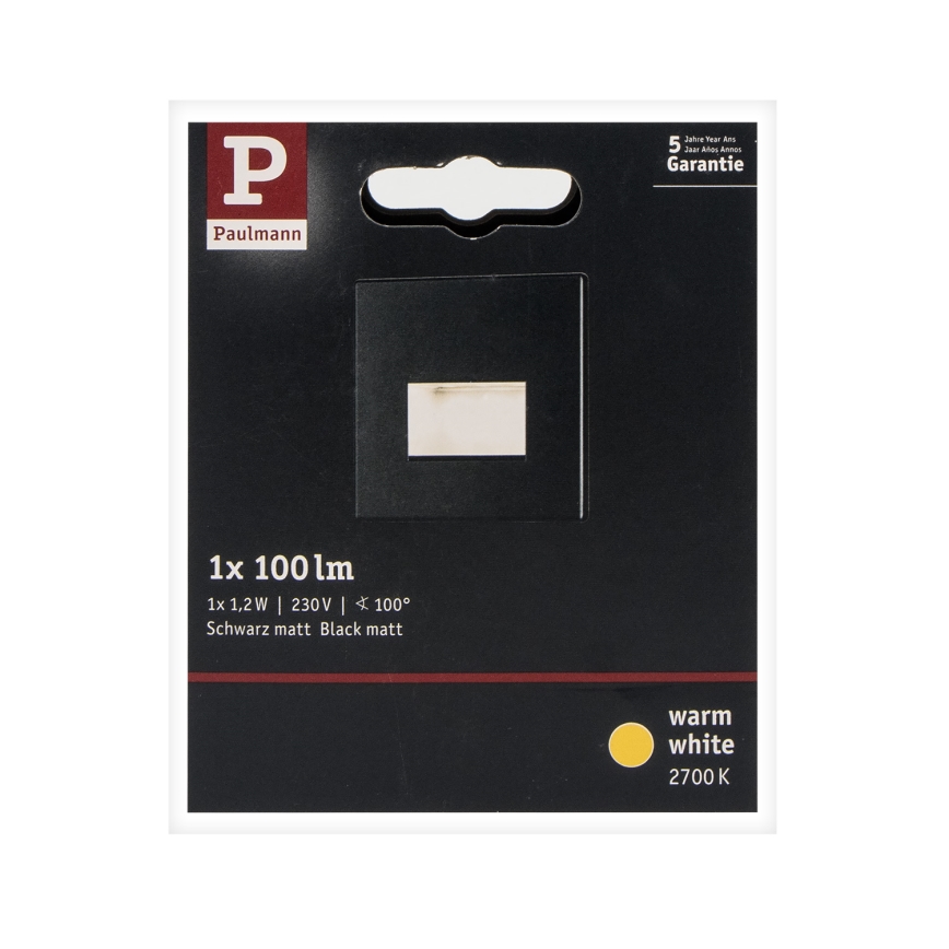 Paulmann 93094 - LED/1,2W Spot d'escalier EDGE 230V