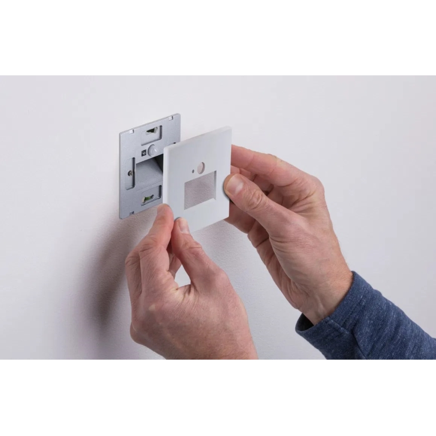 Paulmann 93133 - Spot d'escalier avec détecteur EDGE LED/1,2W 230V blanc