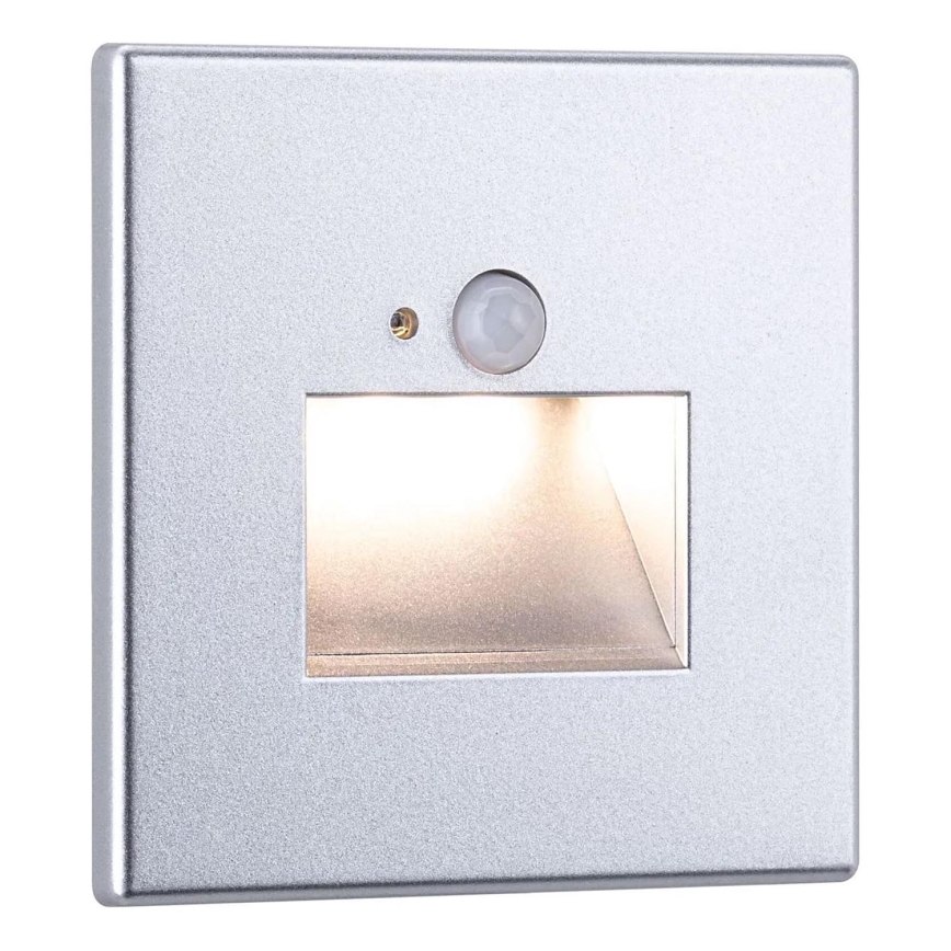 Paulmann 93134 - Spot d'escalier avec détecteur EDGE LED/1,2W 230V chrome mat