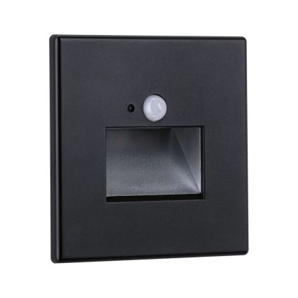 Paulmann 93135 - Spot d'escalier avec détecteur EDGE  LED/1,2W 230V noir