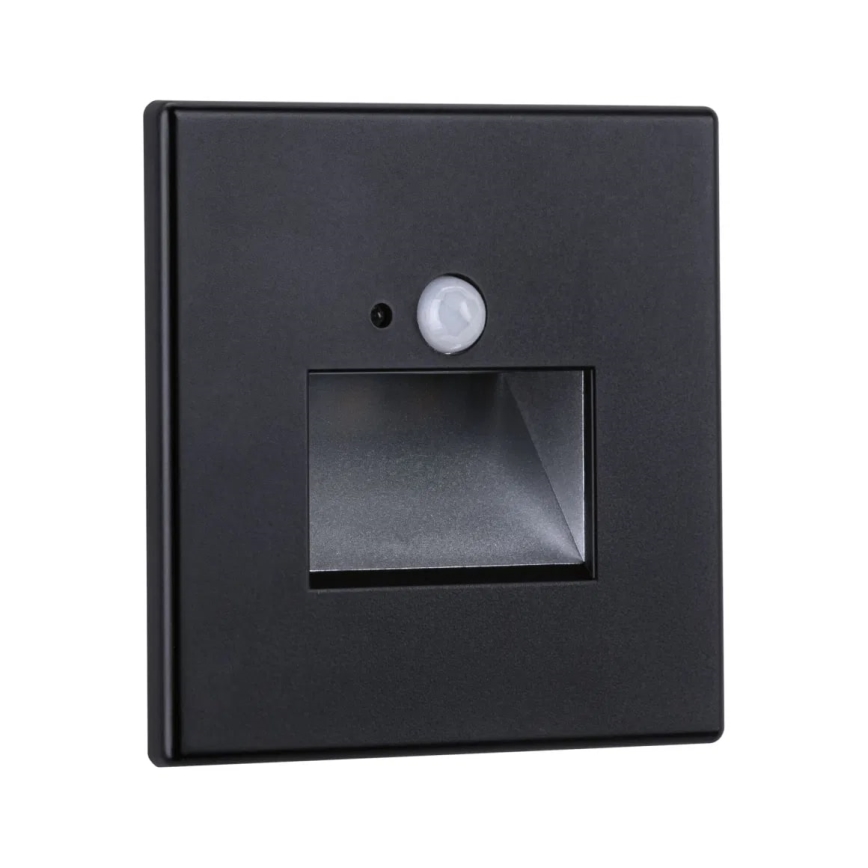 Paulmann 93135 - Spot d'escalier avec détecteur EDGE  LED/1,2W 230V noir