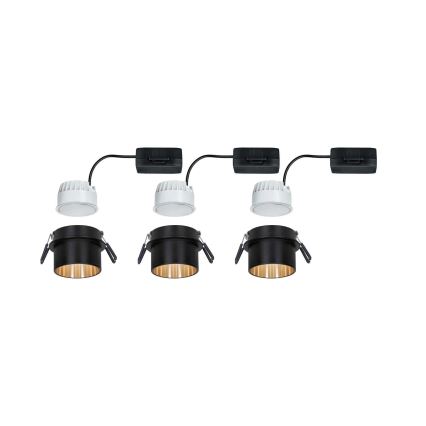 Paulmann 93379 - LOT 3xLED/6W IP44 Spot encastrable salle de bain à intensité variable GIL 230V