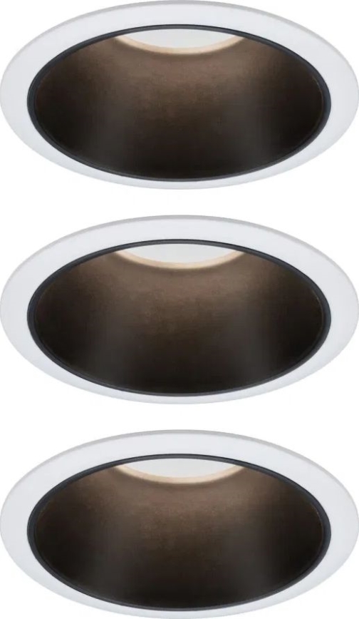 Paulmann 93402 - LOT 3xLED/6W IP44 Spot encastrable salle de bain à intensité variable COLE 230V