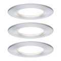 Paulmann 93462 - LOT 3xLED/6W IP44 Spot encastrable salle de bain NOVA 230V