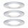 Paulmann 93462 - LOT 3xLED/6W IP44 Spot encastrable salle de bain NOVA 230V