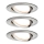 Paulmann 93483 - SET 3xLED/6,5W IP23 Luminaire de salle de bain encastrable à intensité variable NOVA 230V