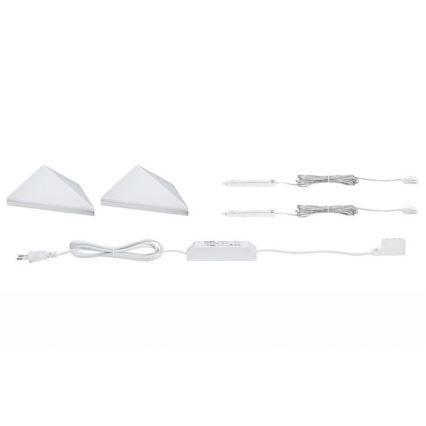 Paulmann 93584 - LOT 2xLED/6,2W IP44 Éclairage de meubles KITE 230V
