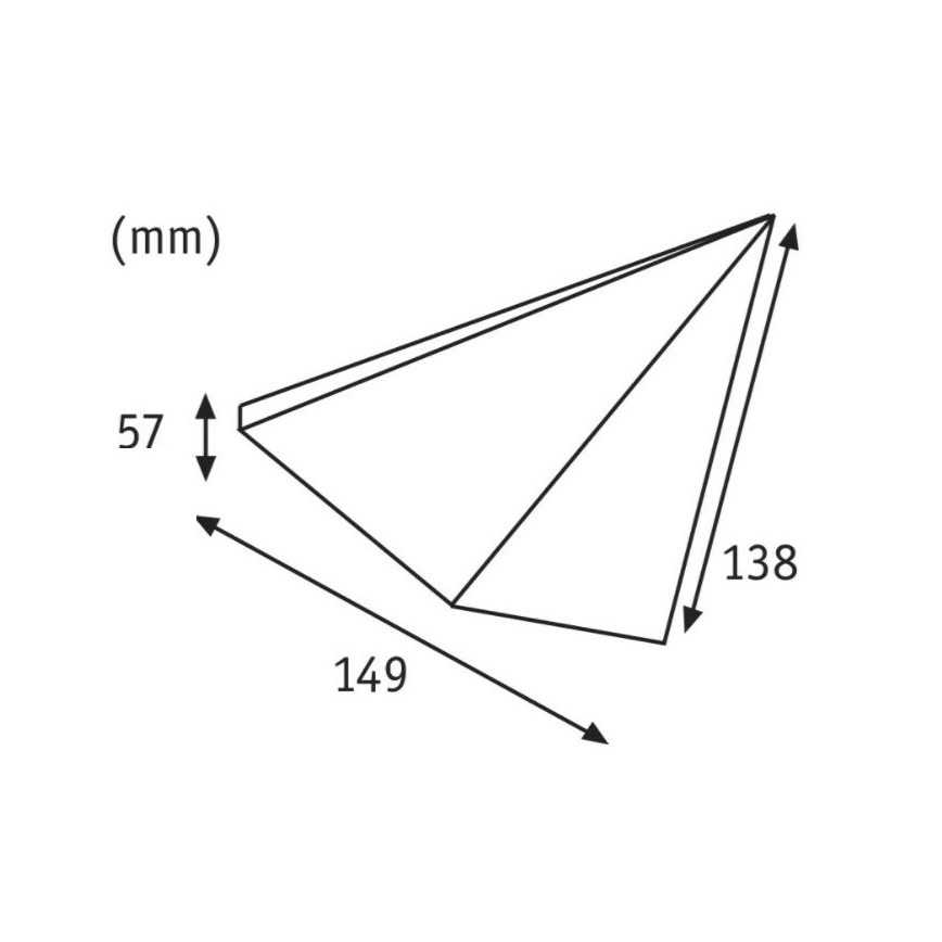 Paulmann 93584 - LOT 2xLED/6,2W IP44 Éclairage de meubles KITE 230V