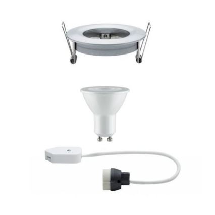 Paulmann 93594 - LED GU10/7W IP44 Luminaire encastré de salle de bain à intensité variable NOVA 230V
