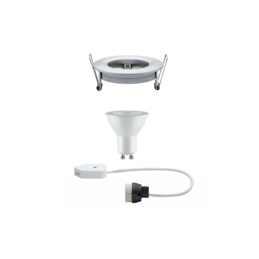 Paulmann 93594 - LED GU10/7W IP44 Luminaire encastré de salle de bain à intensité variable NOVA 230V