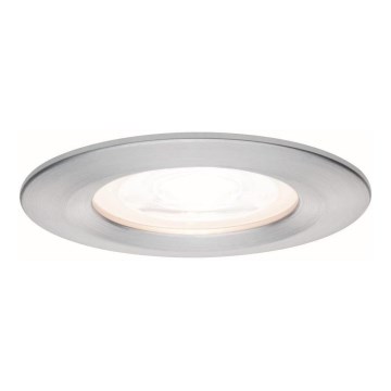 Paulmann 93594 - LED GU10/7W IP44 Luminaire encastré de salle de bain à intensité variable NOVA 230V