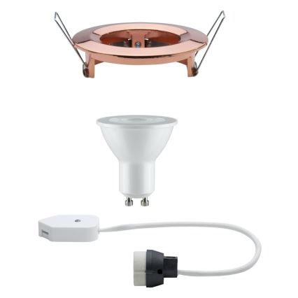 Paulmann 93596 - Spot encastrable LED salle de bain NOVA 1xGU10/7W/230V rosegold